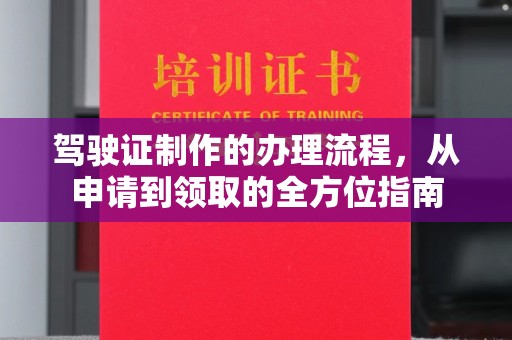 桓仁驾驶证制作的办理流程，从申请到领取的全方位指南