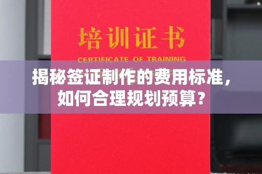 桓仁揭秘签证制作的费用标准，如何合理规划预算？