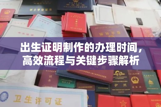 桓仁出生证明制作的办理时间，高效流程与关键步骤解析