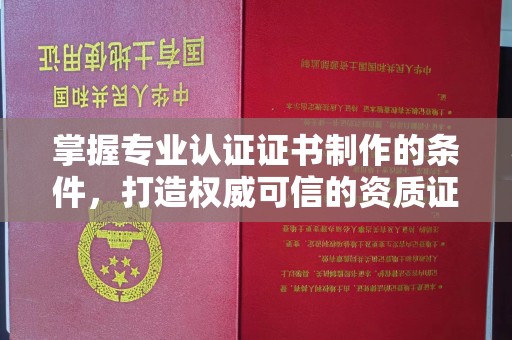 桓仁掌握专业认证证书制作的条件，打造权威可信的资质证明