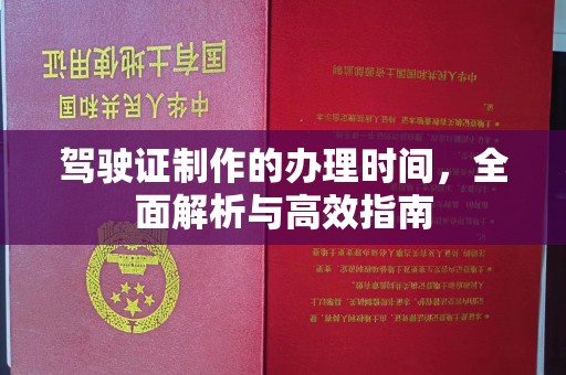 桓仁驾驶证制作的办理时间，全面解析与高效指南