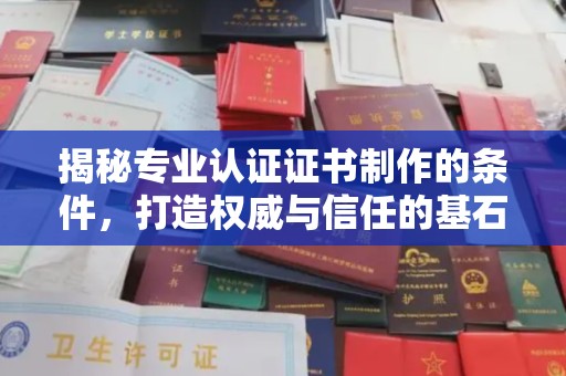 桓仁揭秘专业认证证书制作的条件，打造权威与信任的基石