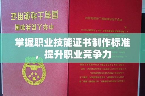 桓仁掌握职业技能证书制作标准，提升职业竞争力