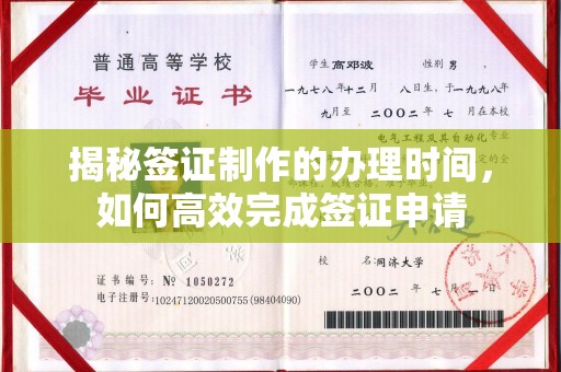 桓仁揭秘签证制作的办理时间，如何高效完成签证申请