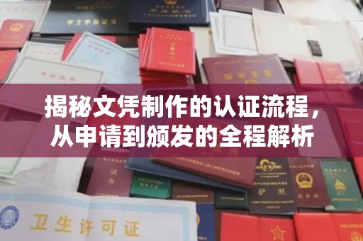 桓仁揭秘文凭制作的认证流程，从申请到颁发的全程解析