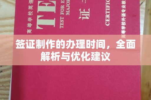 桓仁签证制作的办理时间，全面解析与优化建议