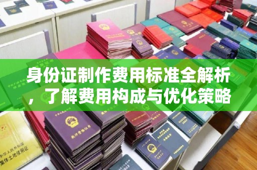桓仁身份证制作费用标准全解析，了解费用构成与优化策略